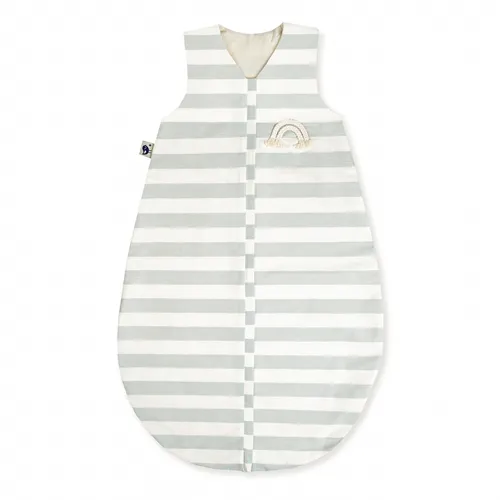 Julius Zöllner Sommerschlafsack Organic 80 Stripes TOP - Schlafsack aus 100% Bio-Baumwolle, ideal für warme Nächte, sorgt für angenehmen Schlafkomfort und ist besonders hautfreundlich.