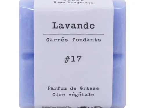 Duftzauber Tabs – Aroma-Schmelzlinge aus Duftwachs | Schmelztabletten für Duftlampen & Wachswärmer | Aromawachs für intensives Dufterlebnis (Quadrat, Nr.17 - LAVANDE)
