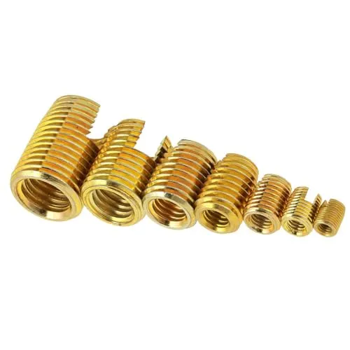 WANGCL 50 Stück Gewinde-Reparatur-Sets M3 M4 M5 M6 M8 M10 M12 – selbstschneidende Gewindeeinsätze