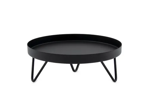 Spetebo Blumenhocker Metall schwarz rund von Spetebo