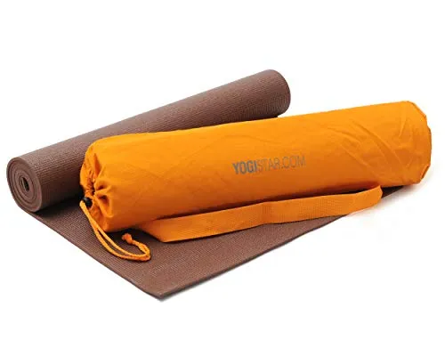 Yoga-Set Starter Edition (yogamatte + Yogatasche) Braun
