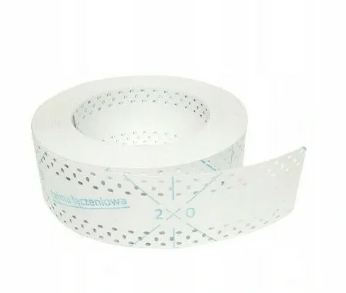 Nahtabdeckband,Kantenschutz,Eckschiene für Trockenbau, Gipskarton,Q12 lfm / 50mm