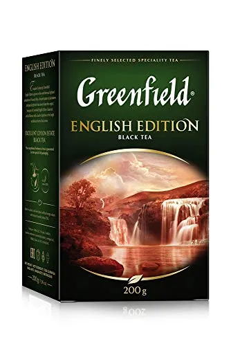 GREENFIELD ENGLISH EDITION Schwarztee lose 200g