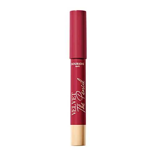 Bourjois Velvet the Pencil Twistable Velvet Lipstick Transferproof Formula 06 Framboise Griffée