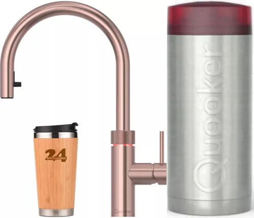 QUOOKER FLEX COMBI B Küchenarmatur mit 100°C Kochendwasserfunktion - Die QUOOKER FLEX COMBI B ist eine innovative Spültischarmatur, die Ihnen sofort kaltes, warmes und kochendes Wasser liefert. Mit 360° Schwenkbereich und einfacher Montage ist sie die perfekte Lösung für Ihre moderne Küche.