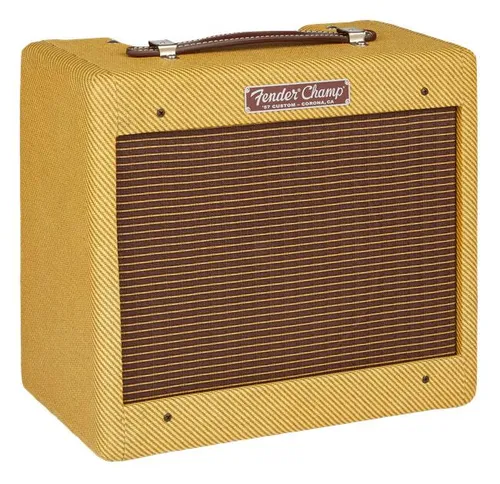 Fender 57 Custom Champ Gitarren Combo - Combos mit Röhrenverstärker, 5 Watt Vollröhrenverstärker mit 8