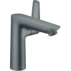 Hansgrohe TALIS E 150 Waschtischmischer - Waschtischarmatur in brushed black chrome, mit Temperaturbegrenzung und Keramikmischsystem für präzise Wassersteuerung.
