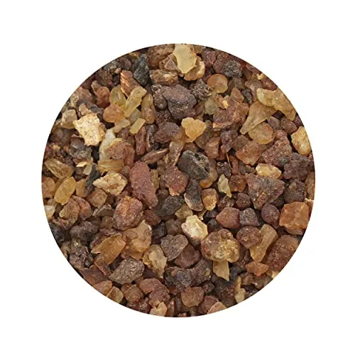 NKlaus Myrrhe 200g - Reines Baumharz für Räuchermittel - 100% naturreines Myrrhenharz in Kirchenqualität, ideal für spirituelle Rituale und zur Schaffung einer besonderen Atmosphäre.