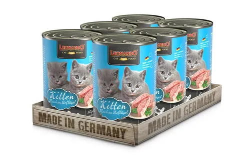 LEONARDO Kitten - Reich an Geflügel 6x400g Nassfutter Kittenfutter Futter junior