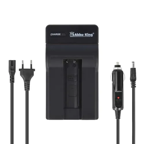 2in1 KFZ + Netz Ladegerät kompatibel mit Canon Akku NB-9L