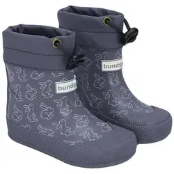 Bundgaard Barefoot Gummistiefel Cover BG401040 Rabbit Teal, Größe:22 EU - Baby Stiefel für Jungen, mit flexiblem Barfußdesign für optimalen Komfort und Bewegungsfreiheit beim Spielen.