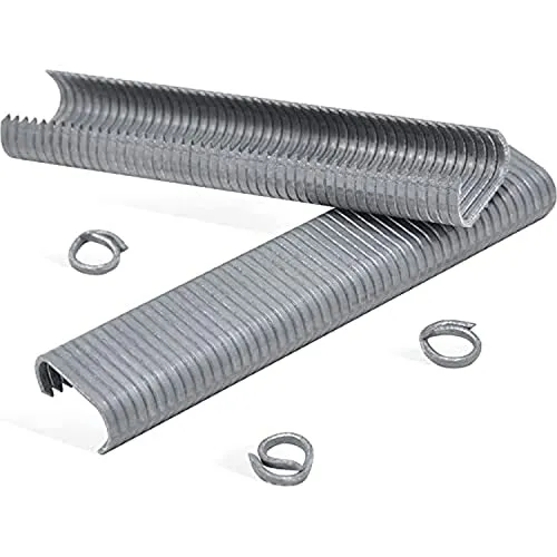 REGUR OK OK 20 Alu - C-Drahtringe aus Aluminium zur Befestigung von Netzen, Drahtgittern, Gabionen - 1.000 Stück Packung