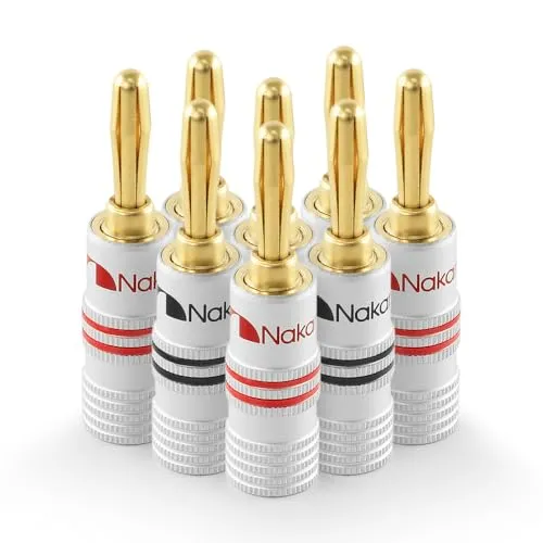 Nakamichi 24K vergoldeter Bananenstecker für Lautsprecher von Nakamichi