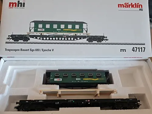 Märklin H0 47117 Tragwagen Sgs 693 mit Wagenkasten DBAG