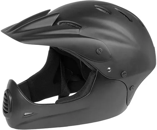 MWave Downhillhelm BMX Freeride Fullface Helm Gr. L - Fahrradhelme für Radsport, bietet optimalen Schutz und Komfort beim Downhill-Fahren, ideal für Freeride-Enthusiasten.