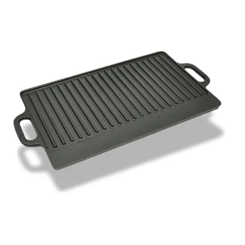 vidaXL Grillplatte Wendeplatte Gusseisen 50x23cm