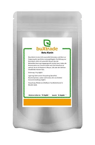 Produktbild Beta Alanin Pulver | Ausdauer | Carnosin Booster | Kraft | Nahrungsergänzungsmittel 250 g