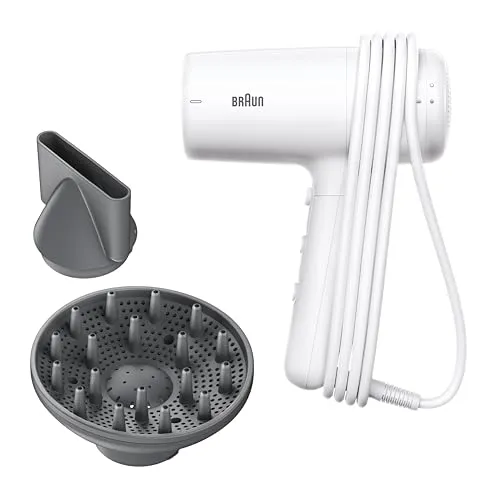 Braun Haartrockner HD2.21 – 2200 W, IONTEC Technologie, Diffusor & Stylingdüse
