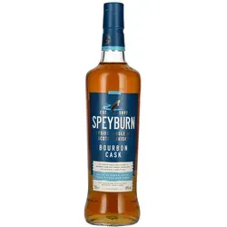 Speyburn Bourbon Cask Single Malt Whisky 0,7l - Whisky aus der renommierten Speyside-Region, 40% Vol. mit fruchtigen Noten von Äpfeln und Vanille, ideal für Genießer und als Geschenk.