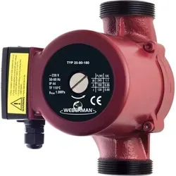 Weberman 25-80-180 Umwälzpumpe – Kompakt & Robust