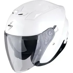 SCORPION EXO-Z1 SOLID Perlmutt Weiss Jethelm - Motorradhelm in SOLID Perlmutt Weiss, Gr. L 59/60, ECE 22.06 zertifiziert für höchste Sicherheit und Komfort beim Fahren.