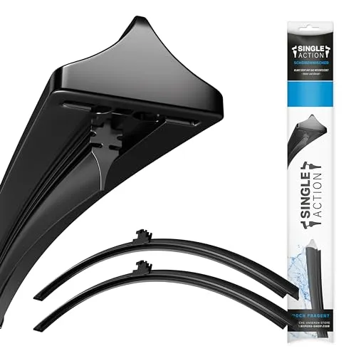 Scheibenwischer für Ford Ecosport Bj. 10/16-10/17 | Single Action Premium Scheibenwischer-Set Vorne | Hochwertige Wischblätter für klare Sicht | Set für Frontscheibe