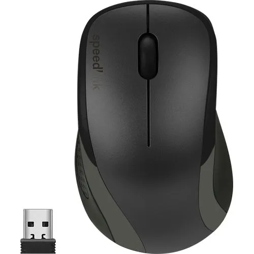 SPEEDLINK KAPPA Wireless Mouse - Ergonomische 3-Tasten-Maus mit 1.600dpi, bis zu 8m Reichweite und kabellosem Komfort für ermüdungsfreies Arbeiten