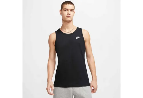 NIKE Herren Shirt M NSW CLUB - TANK - Das Nike Herren Tanktop aus weichem Baumwoll-Jersey bietet optimale Bewegungsfreiheit und hohen Tragekomfort. Ideal für aktive Tage und sportliche Freizeitgestaltung. Entdecke trendige Sportbekleidung für jeden Anlass bei INTERSPORT.