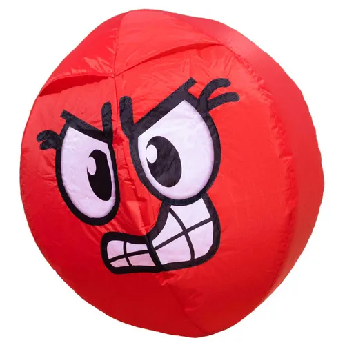 HQ Bouncing Moodeez Angry - Bodenwindspiel - Windspiele für Strand und Wiese, lustige 3D-Figuren mit Bewegungseffekten, einfach zu handhaben und ideal für unterwegs.