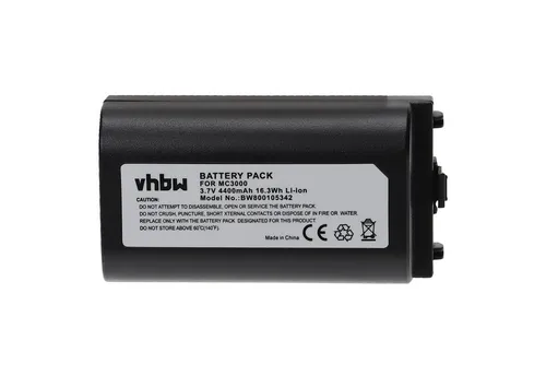 vhbw Akku passend für Symbol MC3090S-LC48S00GER, MC30X0RLCP28S-00E, Akku Akku Li-Ion 4400 mAh (3,7 V, 1 St), Leistungsfähiger Austausch-Akku für POS-Gerät, Wiederaufladbar, Jede