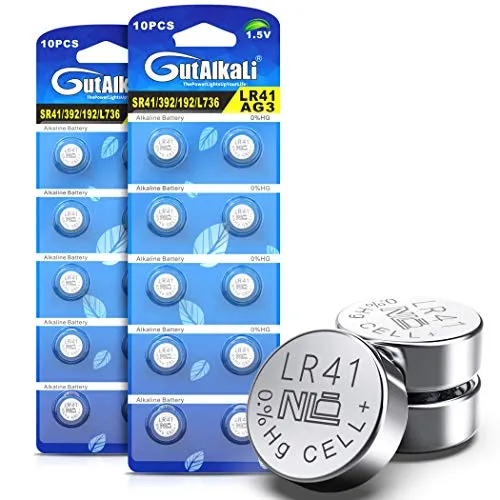 Stück AG3 LR41 1.5V Alkaline Knopfzelle Batterien ohne Quecksilber 20