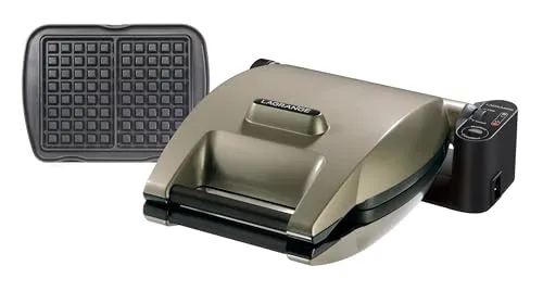 Waffeleisen 019122, Metallisch Taupe