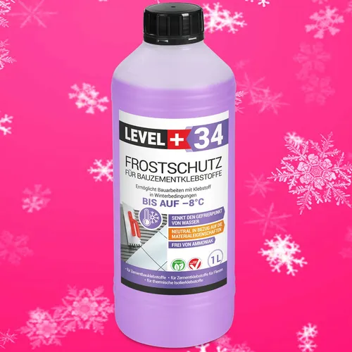 Zusatz 1L Frostschutz für thermische Isolierklebstoffe für Zementkleber L+34