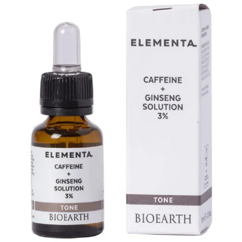Bioearth Elementa Tone Solution Koffein + Ginseng 3% 15 ml ist ein tonisierendes