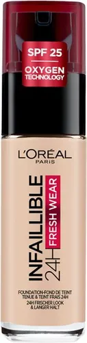 L'Oréal Paris Infaillible 24H Fresh Wear Make-up 15 Porcelain Foundation 30ml Flüssige Foundation