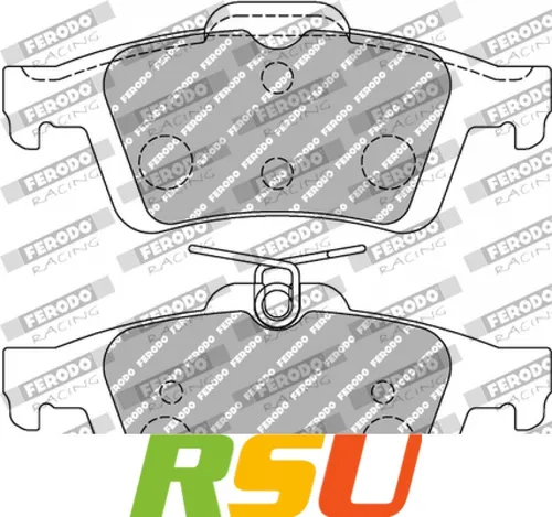 Ferodo Racing Bremsbelagsatz DS2500 FCP1931H - Hochleistungs-Bremsbeläge für Scheibenbremsen, optimiert für Rennsport und sportliche Fahrweise, bieten exzellente Bremskraft und Temperaturbeständigkeit.