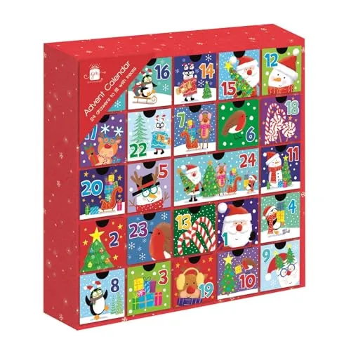 Giftmaker Adventskalender selber befüllen Süß Festlich Santa & Friends