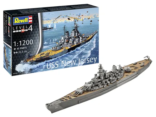Revell 05183 Battleship USS New Jersey 1:1200 NEU OVP