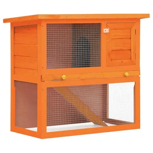 Kaninchenstall Kleintierhaus Hasenstall von vidaXL