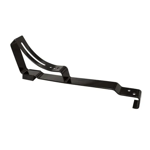 DAPRONA Laufroststütze für Dachtritt und Laufrost 48,5cm, für gewellte Dachziegel, verzinkt Schwarz, Dachtritte für Schornsteinfeger