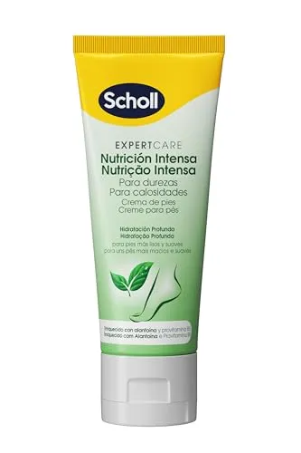 Dr. Scholl's ExpertCare Fußcreme Intensive Ernährung für Hornhaut, reichhaltige Hydratation mit Allantoin und Provitamin B5 für glattere und weichere Füße, 75 ml