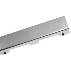 TECE TECEdrainline Designrost steel II 80 cm - Gebürsteter Edelstahl für Duschrinne - Sanitärinstallation, belastbar bis 300 kg (K3) - ideal für sichere und elegante Duschlösungen.