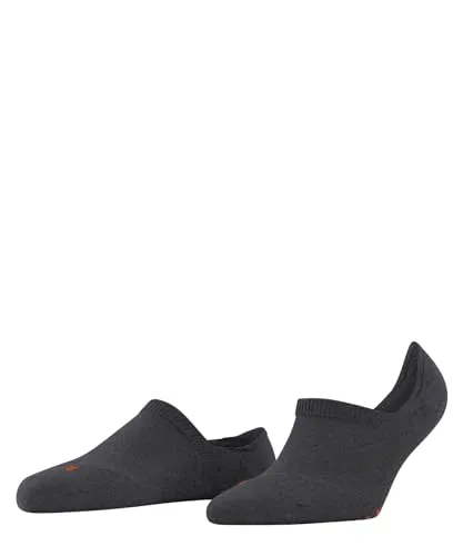 FALKE Damen Füßlinge Cool Kick Invisible W IN weich atmungsaktiv schnelltrocknend unsichtbar einfarbig 1 Paar, Grau (Dark Grey 3970) neu