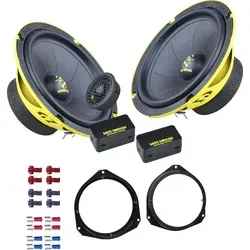 Ground Zero GZIC 165.2SPL Lautsprecher für Fiat Ducato III - Car-HiFi-Lautsprecher, 400 Watt 2-Wege Kompo-System mit HQPP-Kegel für herausragenden Klang und einfache Installation in den Vordertüren.