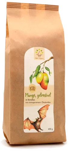 Bio-Mango getrocknet 500g aus transparentem Biolandbau