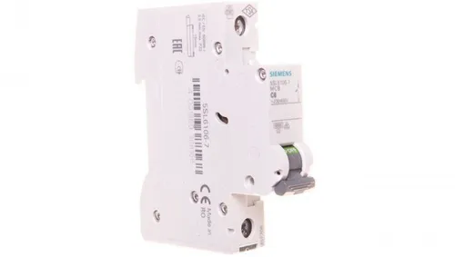 SIEMENS 5SL61067 Leitungsschutzschalter 6kA C6 1P - Sicherer Kurzschluss- und Überlastschutz für Wohn- und Zweckbau, werkzeuglose Montage