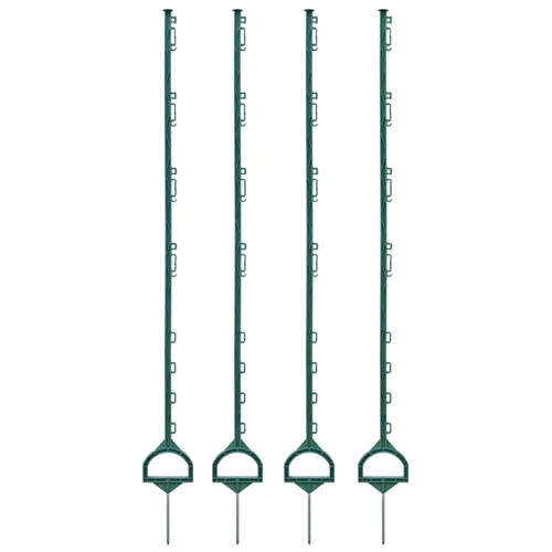 40x Weidepfähle 156cm Steigbügel Pfähle Kunststoffpfähle Weidezaun Pfahl