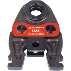 Rothenberger Pressbacke Compact U25 ( 015355X ) - Zubehör für Elektrowerkzeug, kompakte Pressbacke für präzise Verbindungen und effizientes Arbeiten in engen Räumen.