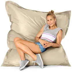 Green Bean Riesen-Sitzsack XXL, Beige in beige von Green Bean