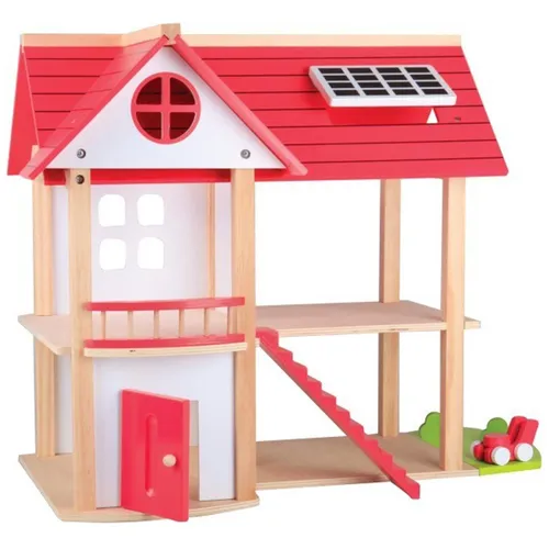 Beeboo Puppenhaus Eco Villa Holz Spielzeughaus Puppenvilla Puppenstube Dollhouse
